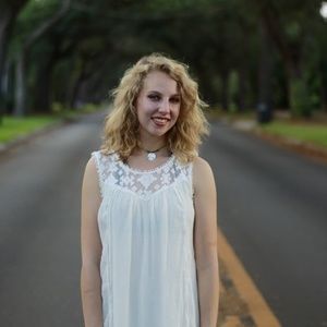 New Directions white dress